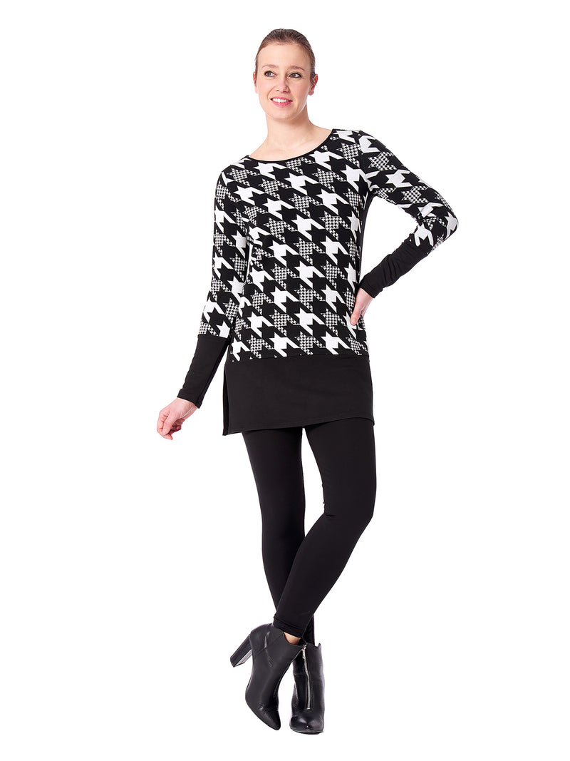 Oxford Houndstooth Tunic